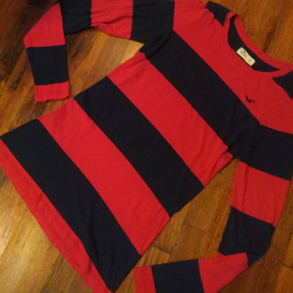 Hollister striped long sleeve shirt